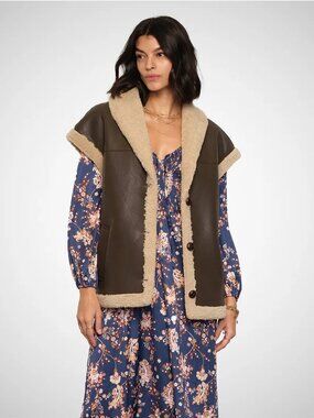 Heartloom Sherpa Detail Vest